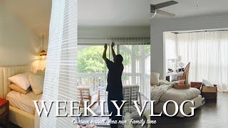 MOVING VLOG | expensive curtain treaments, Ikea trip, finally finishing up curtain install