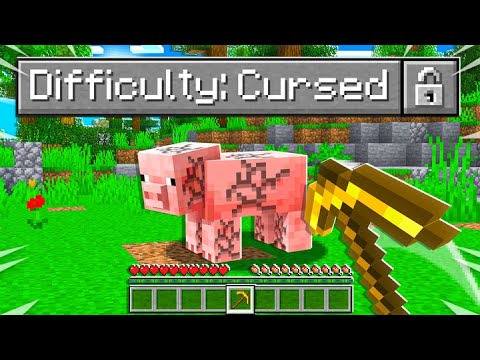 Minecraft Is CURSED MODE For 24 Hours...