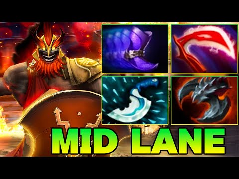 20 Kills Mars Dota 2 !! Mars Dota 2 Mid Lane Meta 7.39 Guide Pro Gameplay Tips Build 7.40
