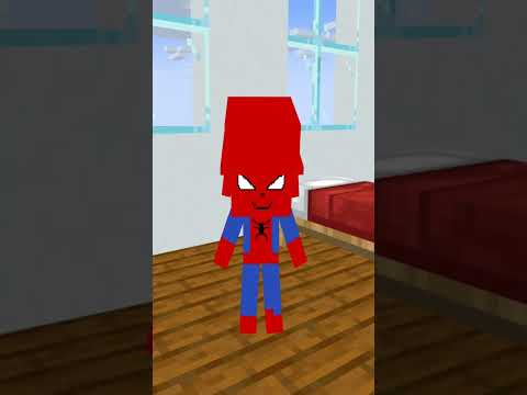 POCOYO ES SPIDERMAN #shorts #minecraft  #smilingcritters #sprunki #poppyplaytime4