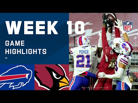 Bills vs. Cardinals Week 10 Highlights | NFL 2020