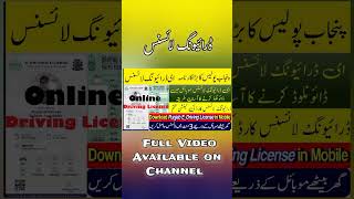 Download lagu How to Download E Driving License 2025 | Punjab Police Latest Update Online E Driving License mp3