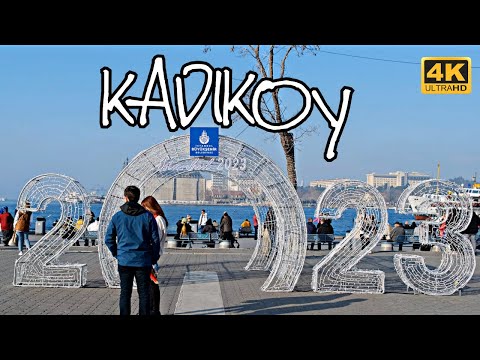 Kadikoy & Moda Walking Tour Istanbul | 4K 60fps | With Captions