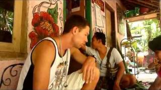 preview picture of video 'INDONESIA #5.7: Tattoo at Padang Bai, East Bali.'