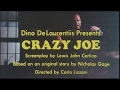 CRAZY JOE - (1974) Trailer