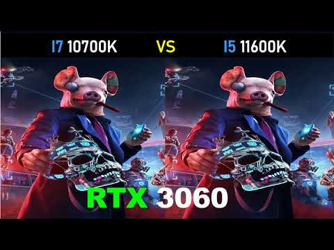 i7 10700K vs i5 11600k - RTX 3060 - Gaming Comparisons