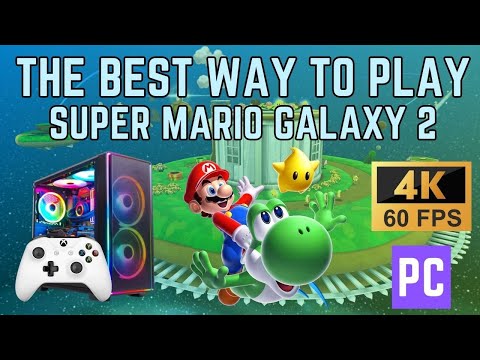 Best Way to Play Super Mario Galaxy 2 in 4K 60FPS on Dolphin Emulator - No Motion Controls!