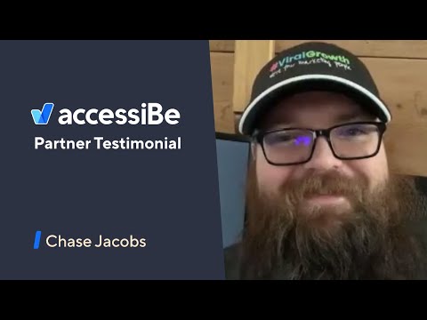 Partner Review - Chase Jacobs | accessiBe