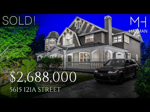 Now Sold! A Grand-Scale Luxury Estate Residence in Surrey's Most Exclusive Panorama Ridge