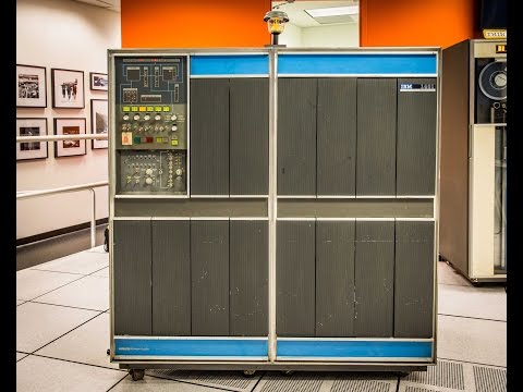 Ken Ross and Paul Laughton demo the IBM 1401