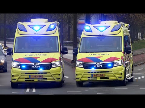 A1, Ambulances naar het Universitair Medisch Centrum Groningen