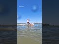 A Mellow Bottom Turn On The Wind Shadow Glass Power Loop Flatwater Surfing