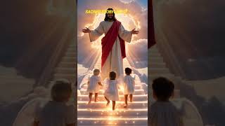 Download lagu JESUS WELCOMES LITTLE CHILDREN INTO HEAVEN😊❤️.  #shorts #jesus #jesuslovesyou #love #faith mp3