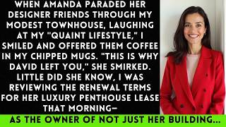 My Ex Husband's Wife Mocked My Modest Home—Then Learned I Own Her Luxury Complex