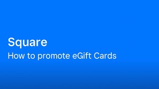 How to Promote eGift Cards With Square