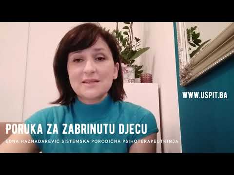 Poruka za djecu koja su  zabrinuta