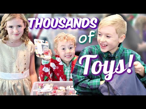 Thousands of Toys for Sick Kids at Children's Hospital Los Angeles! Video