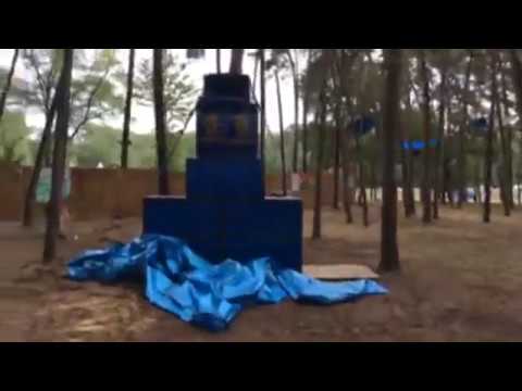 Reggae Geel 2017 Belgium: Young Warrior Sound System Arena: Sound Check