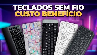 5 MELHORES TECLADOS SEM FIO Custo Benefício! Teclado Bluetooth Numérico, 60%, TKL e Gamer! ⌨️