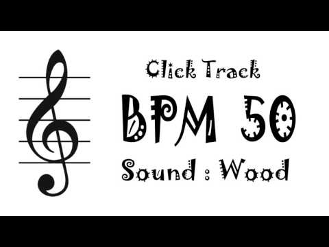 【BPM 50】Wood - Click Track Metronome