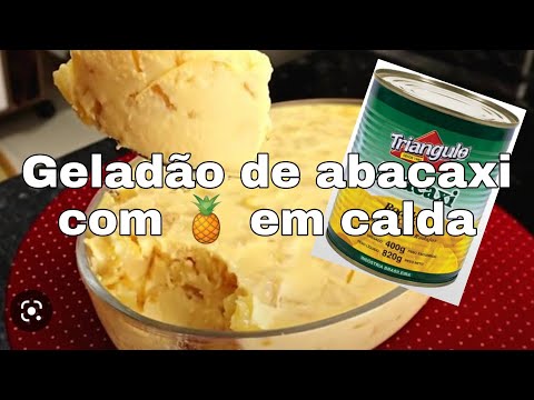 Pineapple ice cream with pineapple in canned syrup | super easy creamy pineapple ice cream that d...