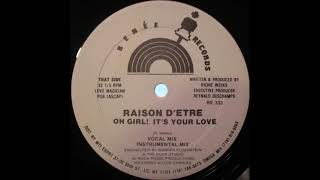 Raison D'Etre - Oh Girl! It's Your Love (Instrumental Mix)