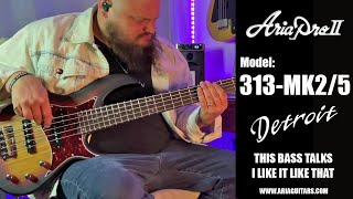 Video thumbnail for Aria Pro II 313-MK2/5 - Detroit by Aria Guitars World