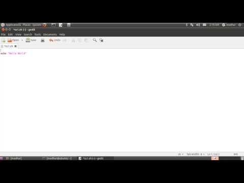 Shell Scripting Tutorial 16  Hello World!