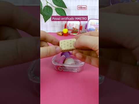 Vídeo do produto Borracha Lancheira Piquenique - Pote com 4 unidades
