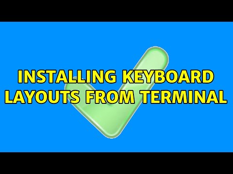 Installing keyboard layouts from terminal