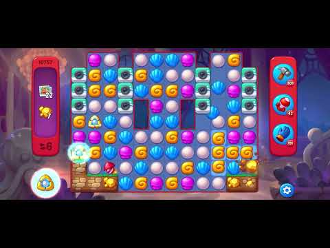 Fishdom Hard level 10757 no boosters フィッシュダム ハード