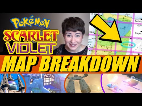 Pokemon Scarlet and Violet | MAP BREAKDOWN | Every Area Explained!!!