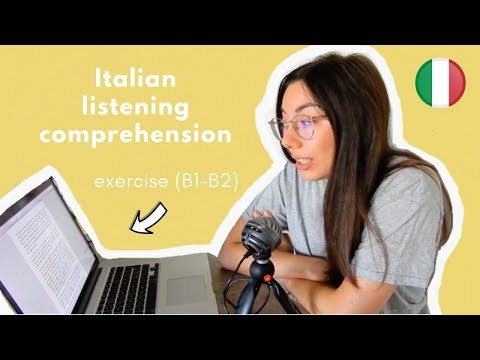 Italian listening comprehension: il bar italiano (B1-B2) ita audio + transcript