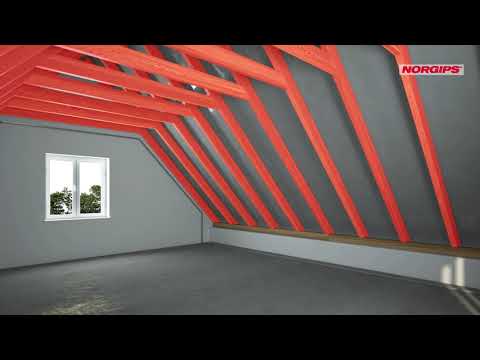 Zabudowa poddasza Norgips - Cz. 1 Wyznaczanie Elementów Zabudowy