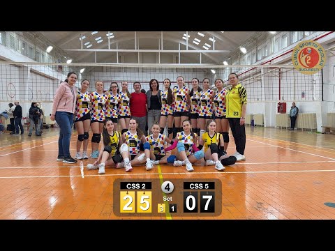 CAMPIONAT NATIONAL U15 FEMININ CSS2 CAN&POWER BUCURESTI vs CSS 5 BUCURESTI 3-1 SETUL 2