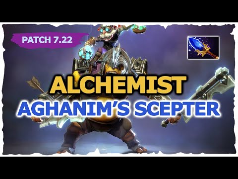 ALCHEMIST AGHANIM'S SCEPTER PATCH 7.22 DOTA 2