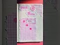 Pink Journal Easy Journal Idea Journal Youtubeshorts