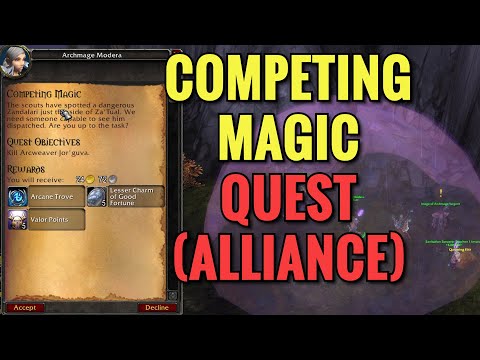 Competing Magic Quest (ALLIANCE) (WoW MOP)