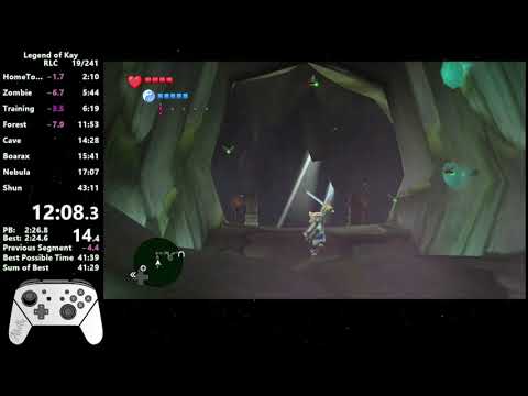 Legend of Kay Anniversary RLC speedrun in 42:40 (WR)