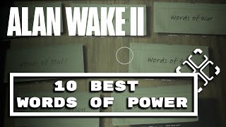 Alan Wake 2: The 10 Best Words Of Power Upgrades