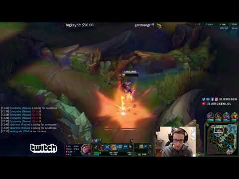 TSM Bjergsen RAKAN VS ORIANA MID // RAKAN GAMEPLAY PATCH 8.9