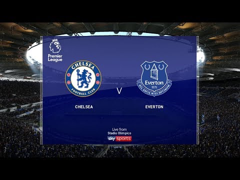 チェルシー対エバートン プレミアリーグ8日2020年3月8日のゲームプレイ (Chelsea vs Everton - Premier League 8 March 2020 Gameplay)