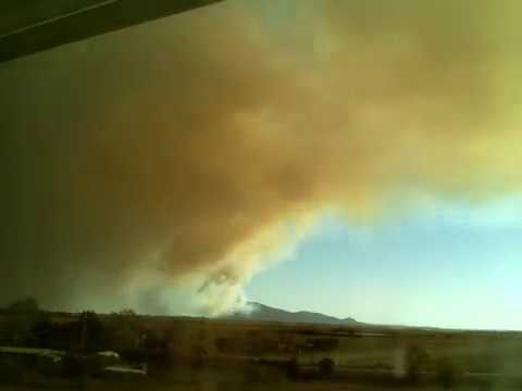 Monte Serra - Calci - Incendio del 25.09.18 - timelapse 1/2 - Samuele Manfrin