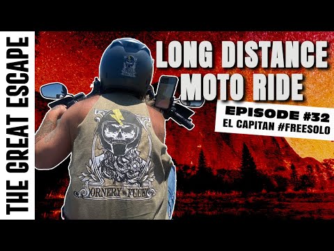 El Capitan motorcycle ride through Yosemite National Park | Long distance rider