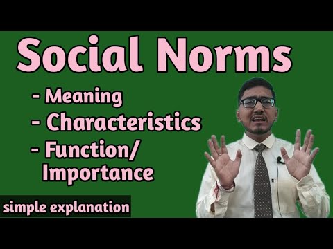 what is social norm? what are its characteristics? what are its functions? #lawswithtwins