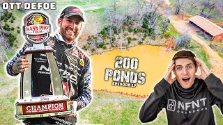 I Went FARM POND Fishing With A PRO ANGLER!
