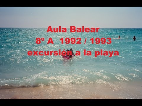 excursion a la playa 8ºA  1992   1993