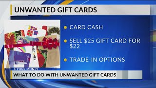 How to trade or get cash for unwanted gift cards