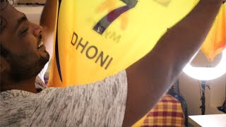 Unboxing NEW CSK jersey 2021 | Tamil | Chennai