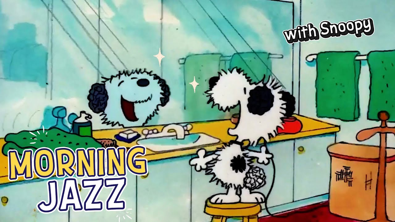 [𝐫𝐞𝐥𝐚𝐱𝐢𝐧𝐠 𝗽𝗹𝗮𝘆𝗹𝗶𝘀𝘁] Feel-Good Morning Jazz to Brighten Your Mood ✨😊 Get Ready with Snoopy